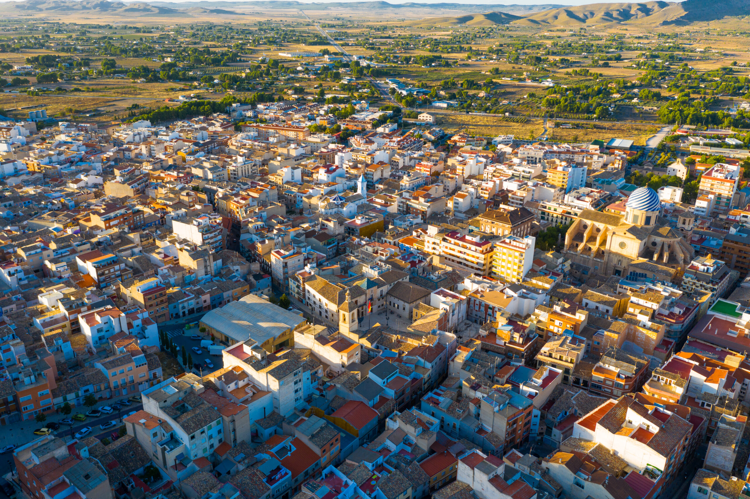 view-from-drone-of-spanish-town-of-yecla